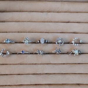 Fragrant Jewels Silver and Gemstone Ring Collection